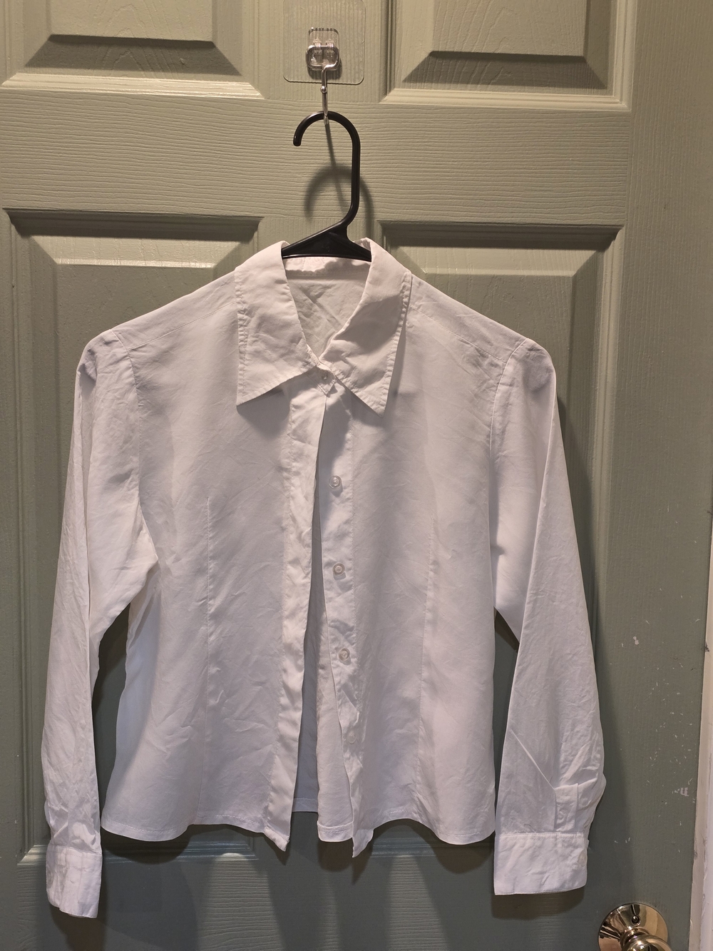 Classic White Button-Down Women's Shirt